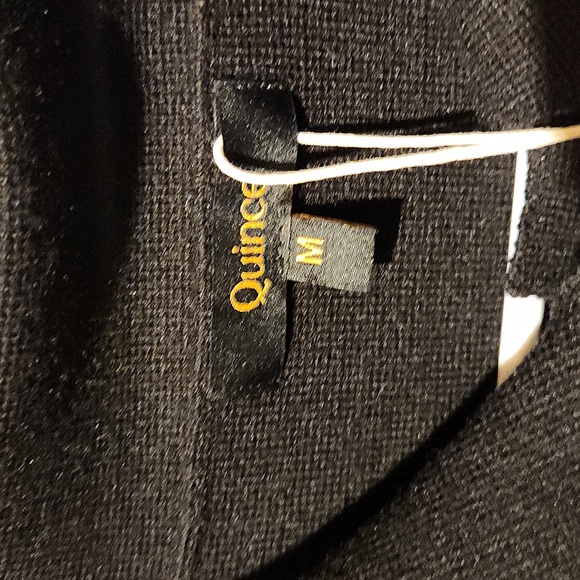 NEW Quinc Eco-Knit Milano Stitch Oversized Shirt Jacket Black Sz M - Picture 9 of 11